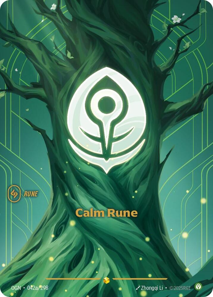 Calm Rune (Alternate Art) - Origins