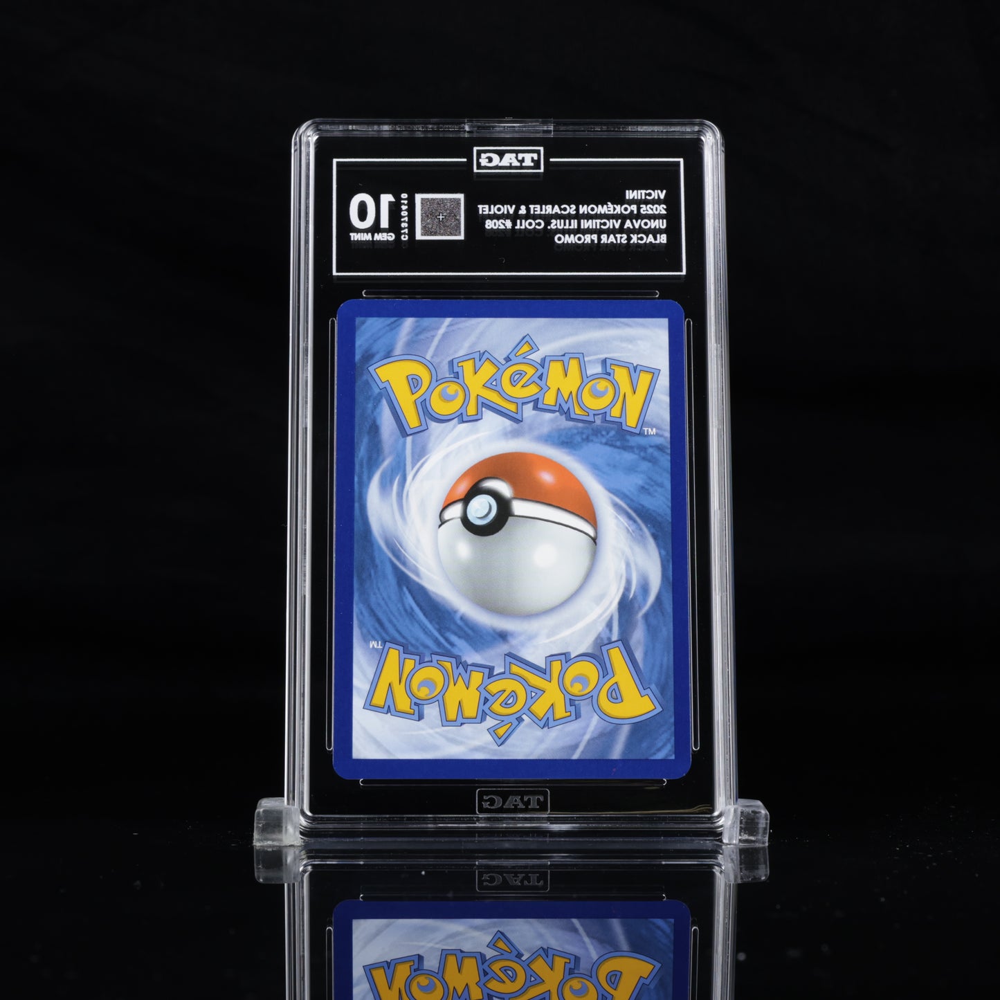 TAG 10 2025 POKEMON SVP PROMO UNOVA VICTINI ILLUSTRATION COLLECTION #208 VICTINI PSA 10