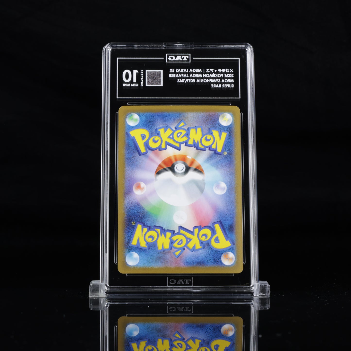 TAG 10 2025 POKÉMON MEGA JAPANESE #079/063 SYMPHONIA LATIAS EX PSA