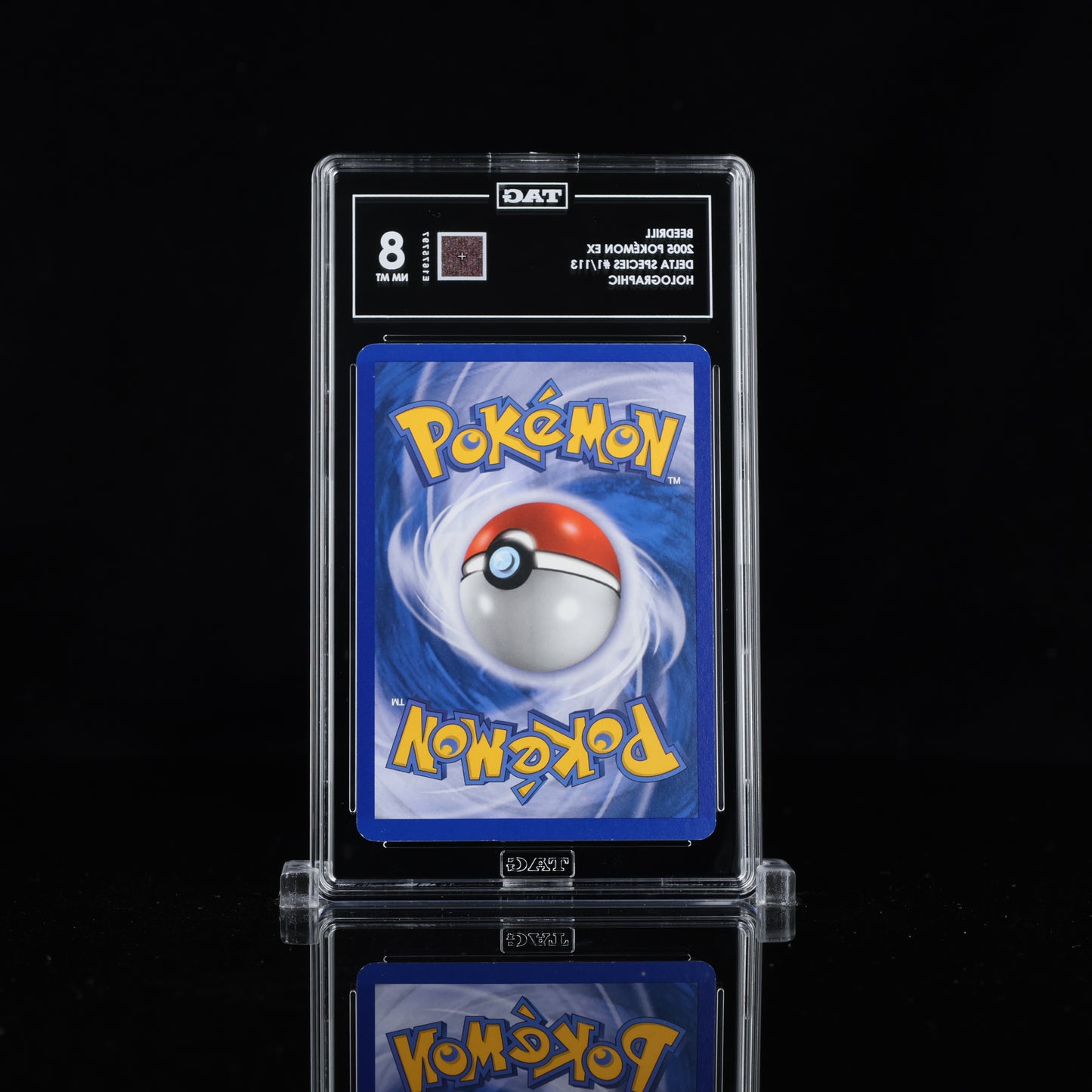 TAG 8 2005 POKÉMON EX #1/113 DELTA SPECIES BEEDRILL - PSA