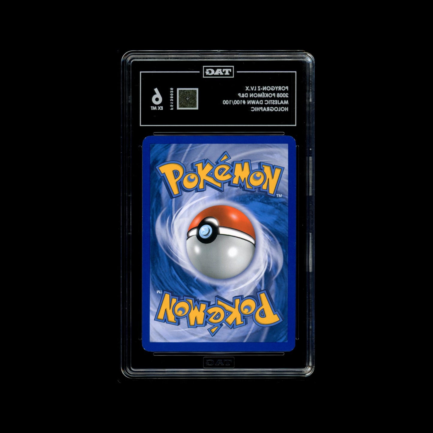 TAG 6 2008 POKÉMON DIAMOND & PEARL #100/100 MAJESTIC DAWN PORYGON-Z LV.X - PSA