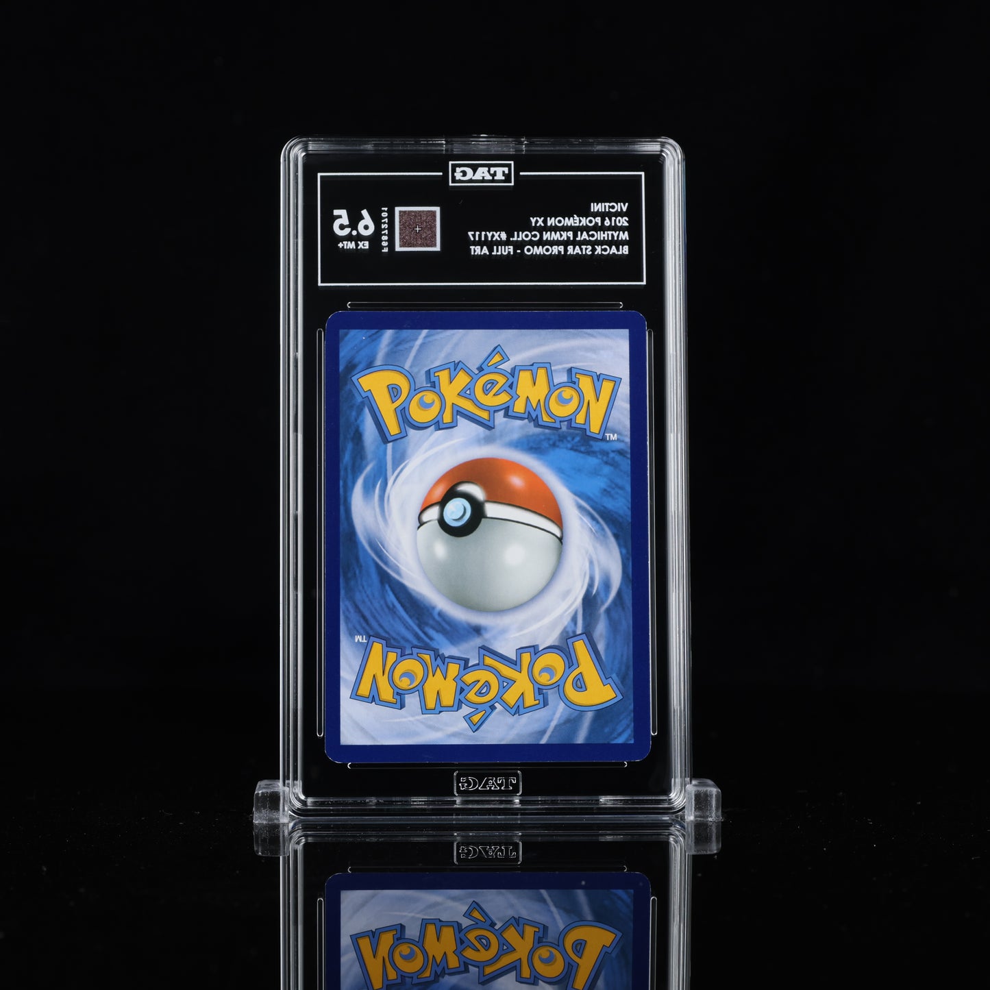 TAG 6.5 2016 POKÉMON XY BLACK STAR PROMOS #XY117 MYTHICAL COLLECTION VICTINI - PSA