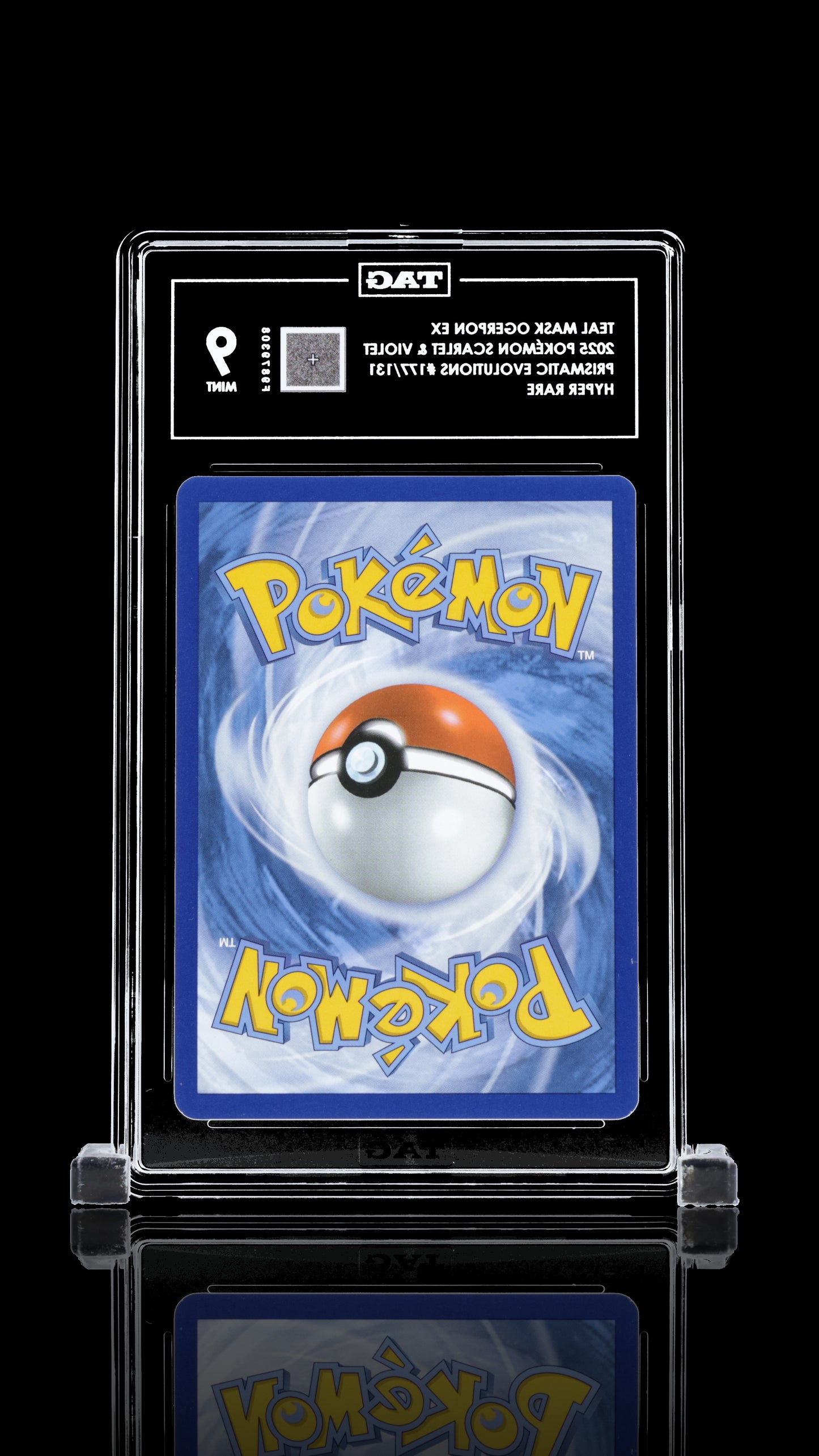TAG 9 Teal Mask Ogerpon ex #177/131 2025 Prismatic Evolutions PSA 9