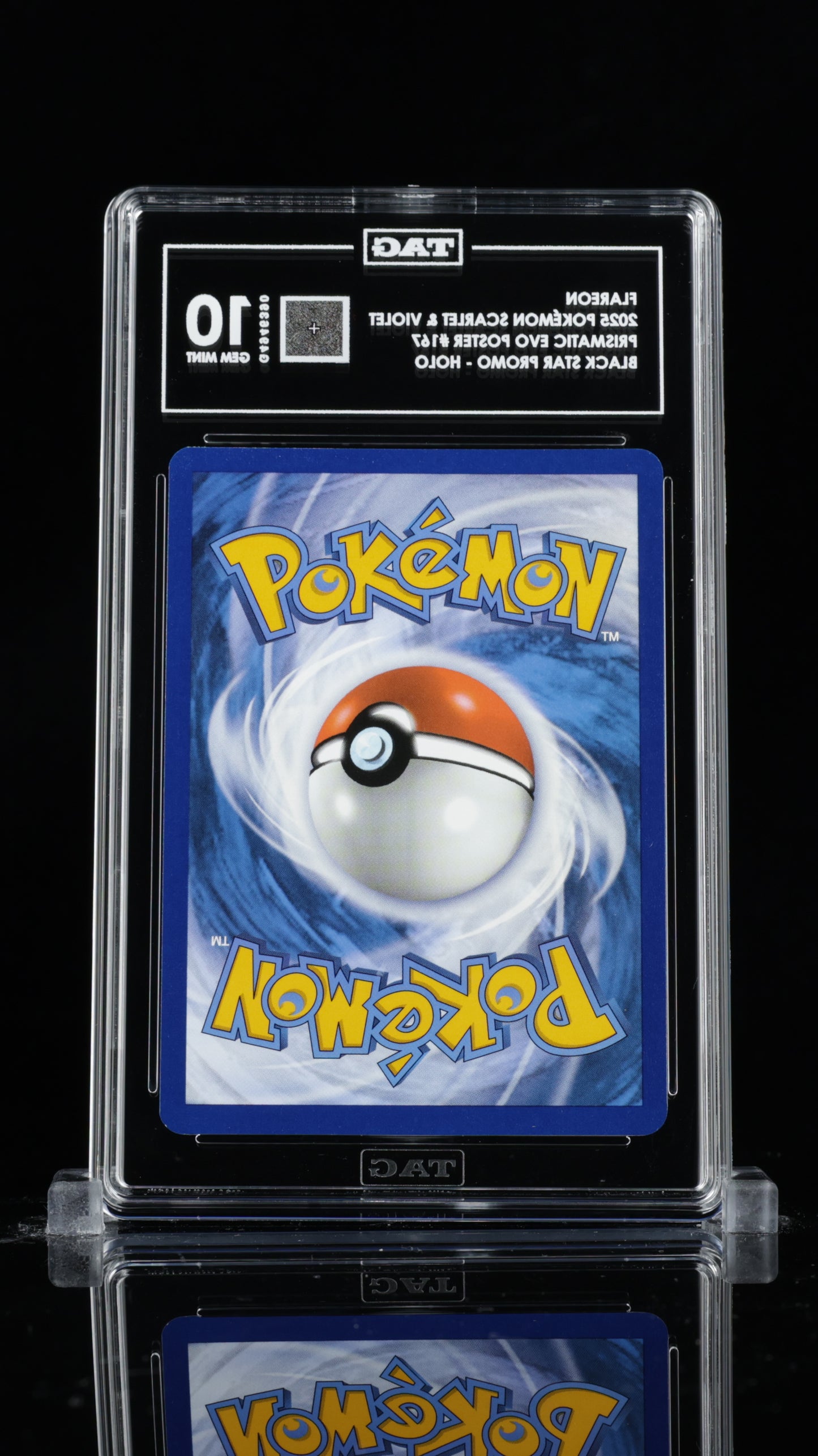 TAG 10 Flareon #167 2025 Prismatic Evolutions Poster Collection PSA 10