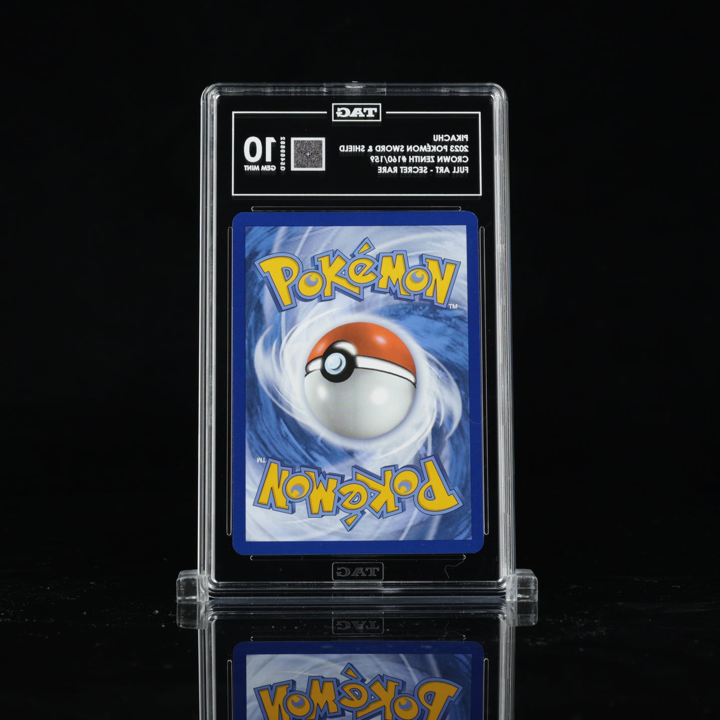 TAG 10 2023 POKÉMON SWORD & SHIELD #160/159 CROWN ZENITH PIKACHU PSA
