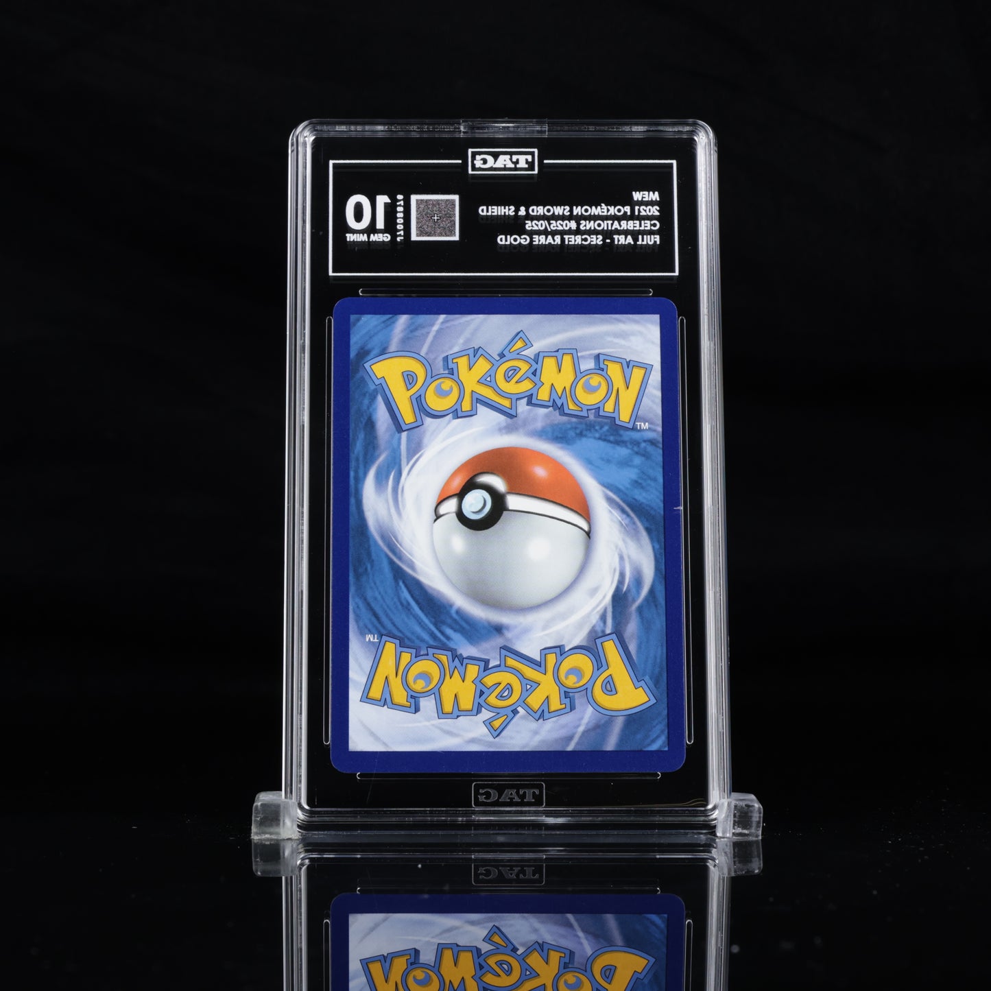 TAG 10 2021 POKÉMON SWORD & SHIELD #025/025 CELEBRATIONS MEW PSA