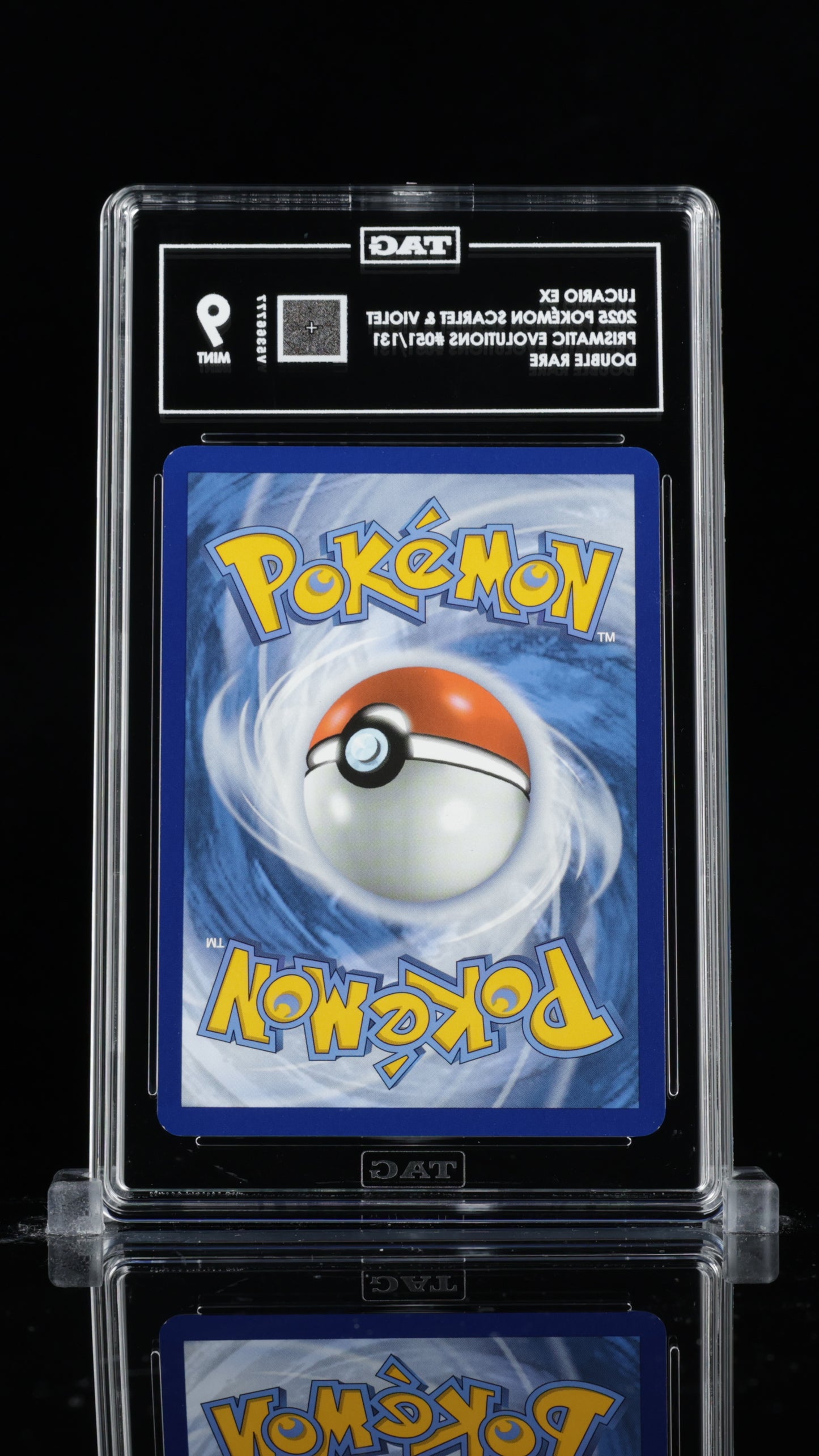 TAG 9 Lucario ex #051/131 2025 Prismatic Evolutions PSA 9