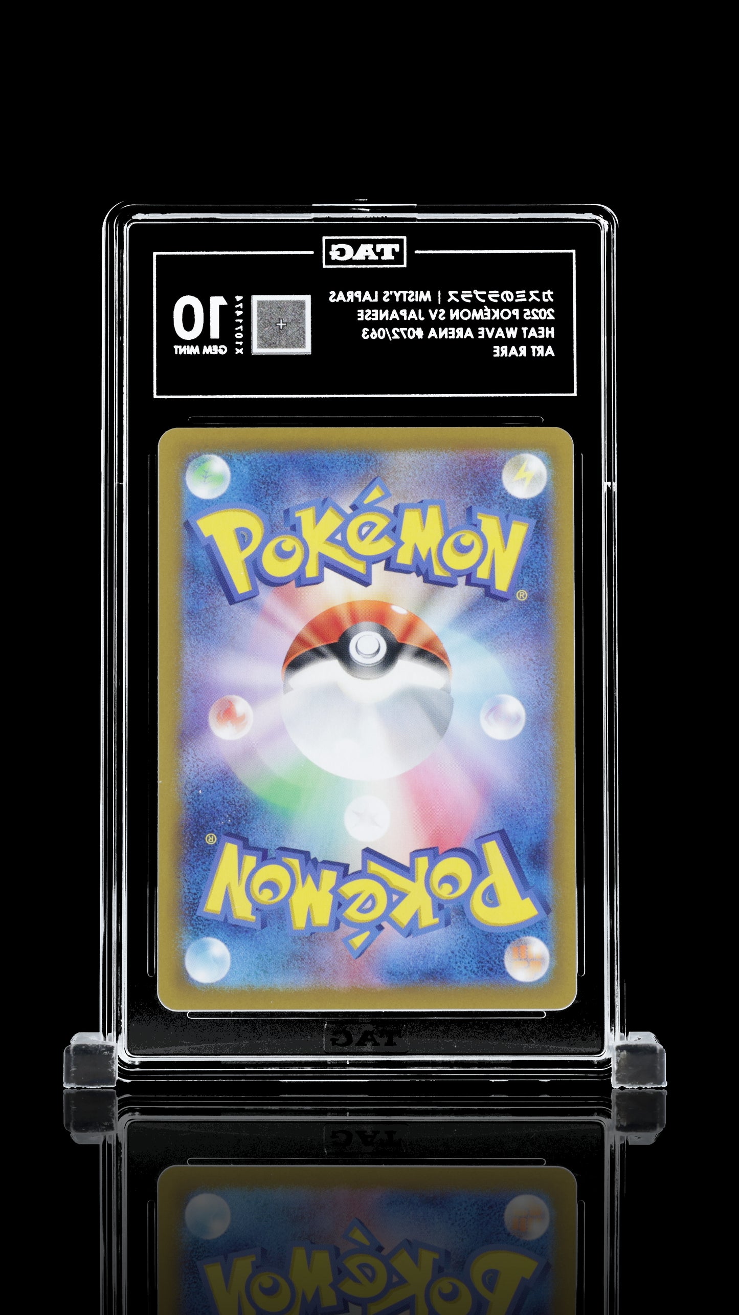 TAG 10 Misty's Lapras #072/063 2025 Heat Wave Arena