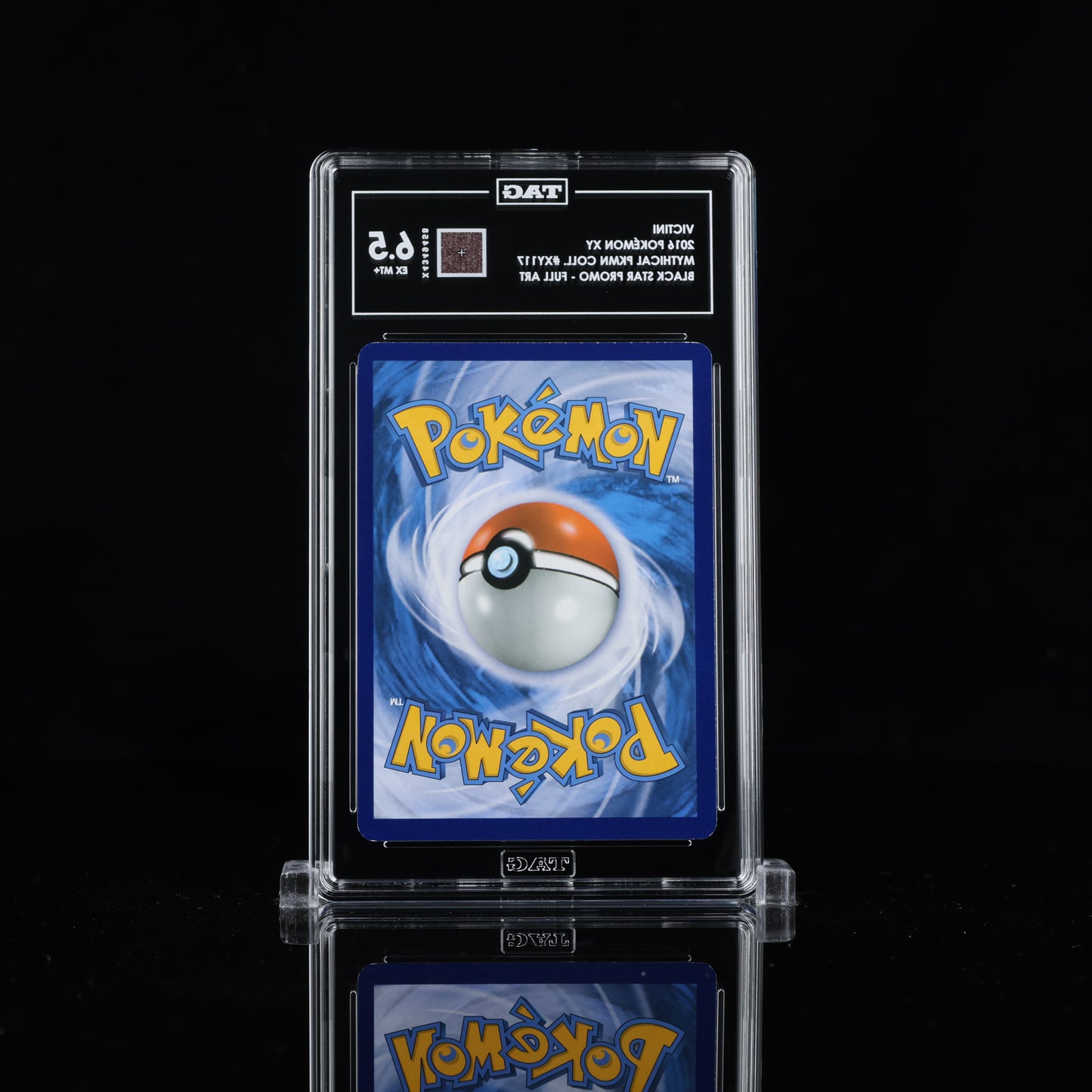TAG 6.5 2016 POKÉMON XY BLACK STAR PROMOS #XY117 MYTHICAL COLLECTION VICTINI - PSA
