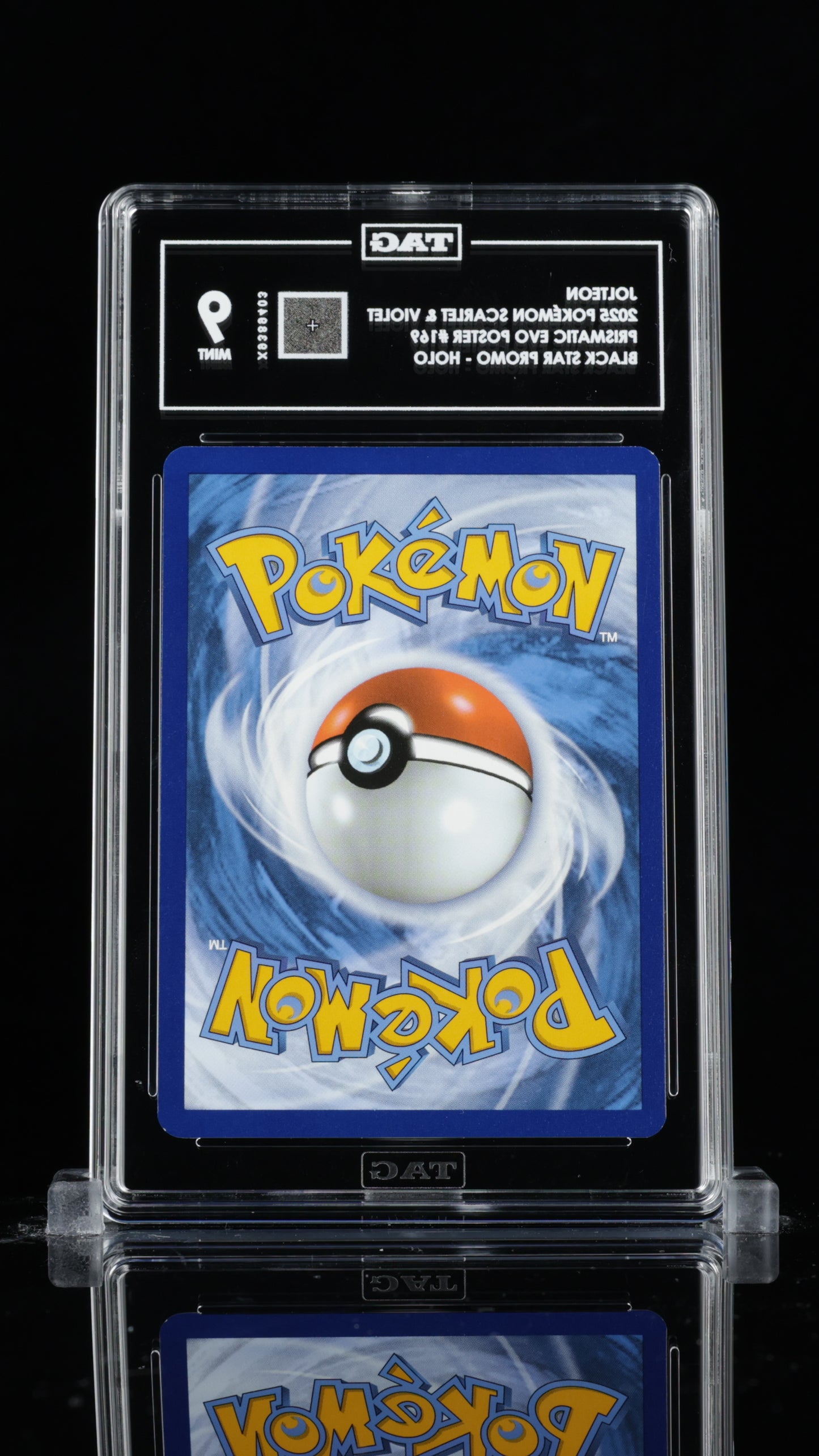 TAG 9 Jolteon #169 2025 Prismatic Evolutions Poster Collection PSA 9