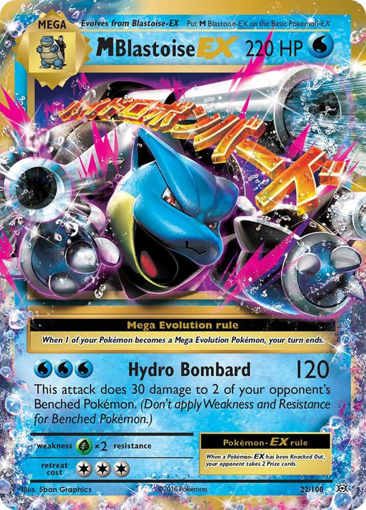M Blastoise ex 22 Evolutions