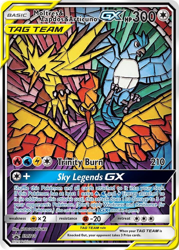 moltres & zapdos & articuno SM210