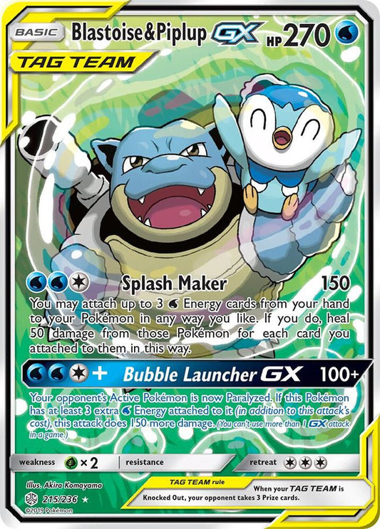 Blastoise & Piplup GX (Alternate Full Art)