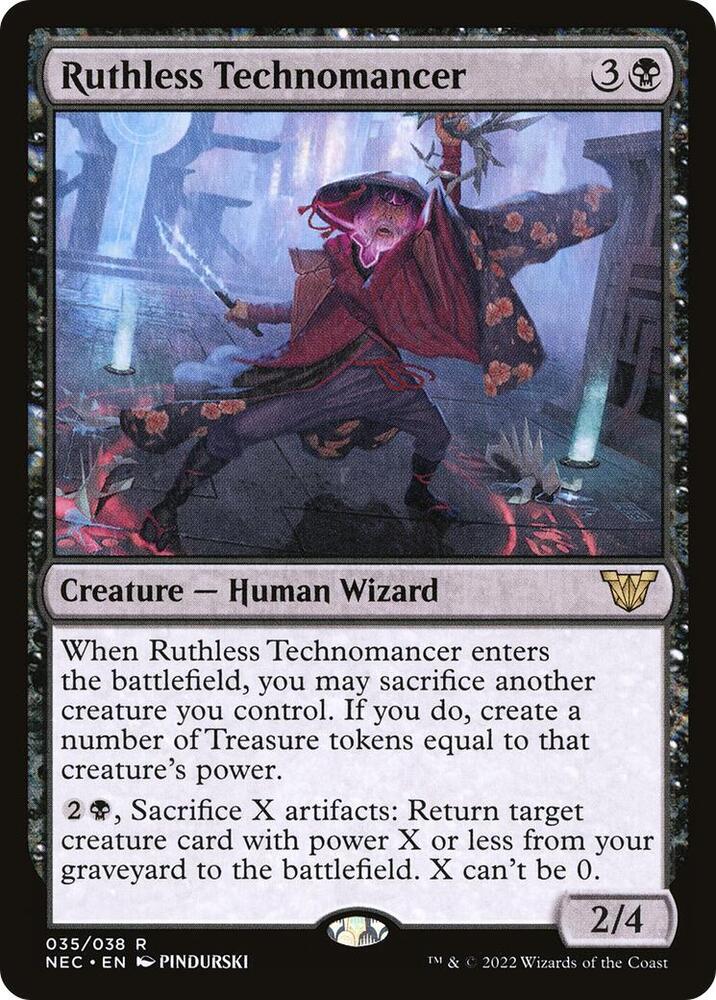 Ruthless Technomancer - Commander: Kamigawa: Neon Dynasty