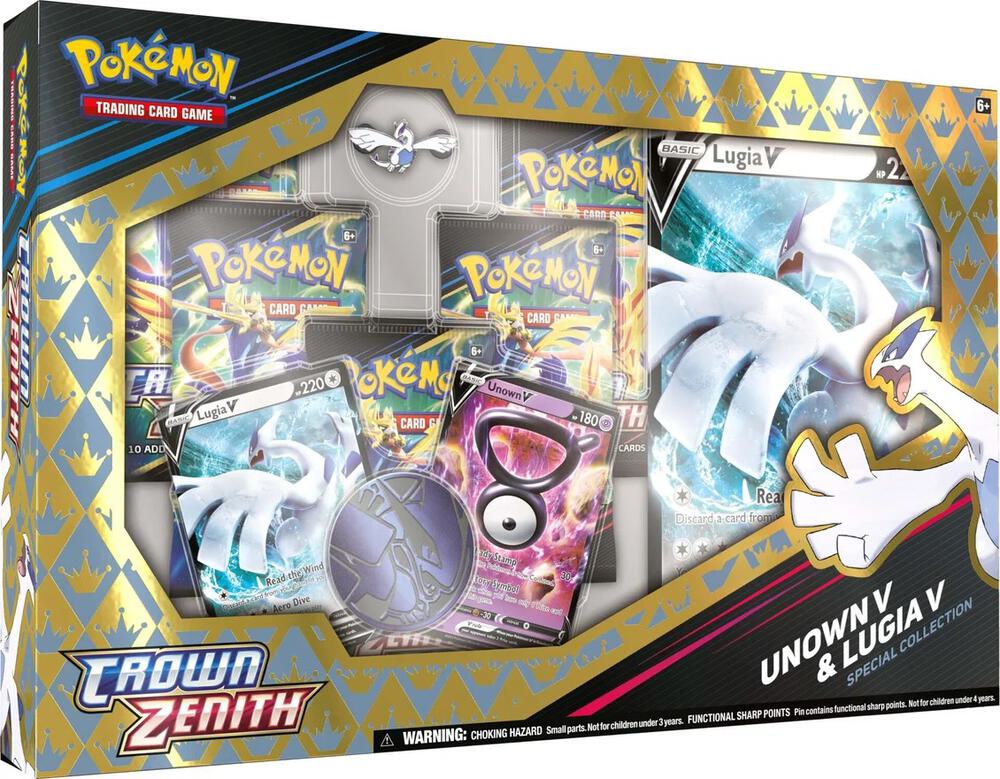 crown zenith unkown and lugia collection