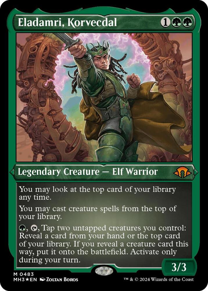 Eladamri, Korvecdal (Foil Etched)
