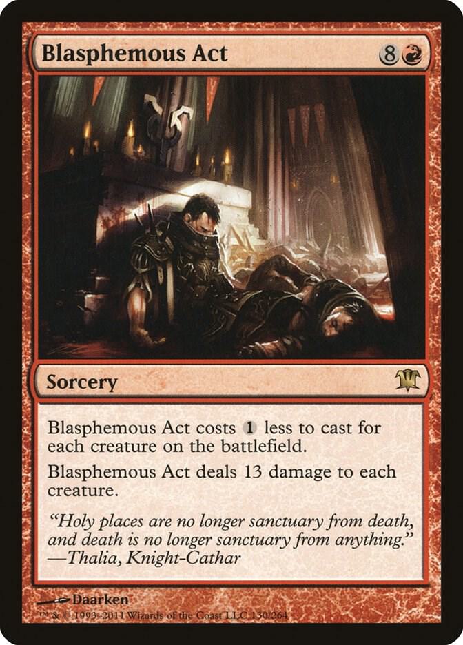 blasphemous act