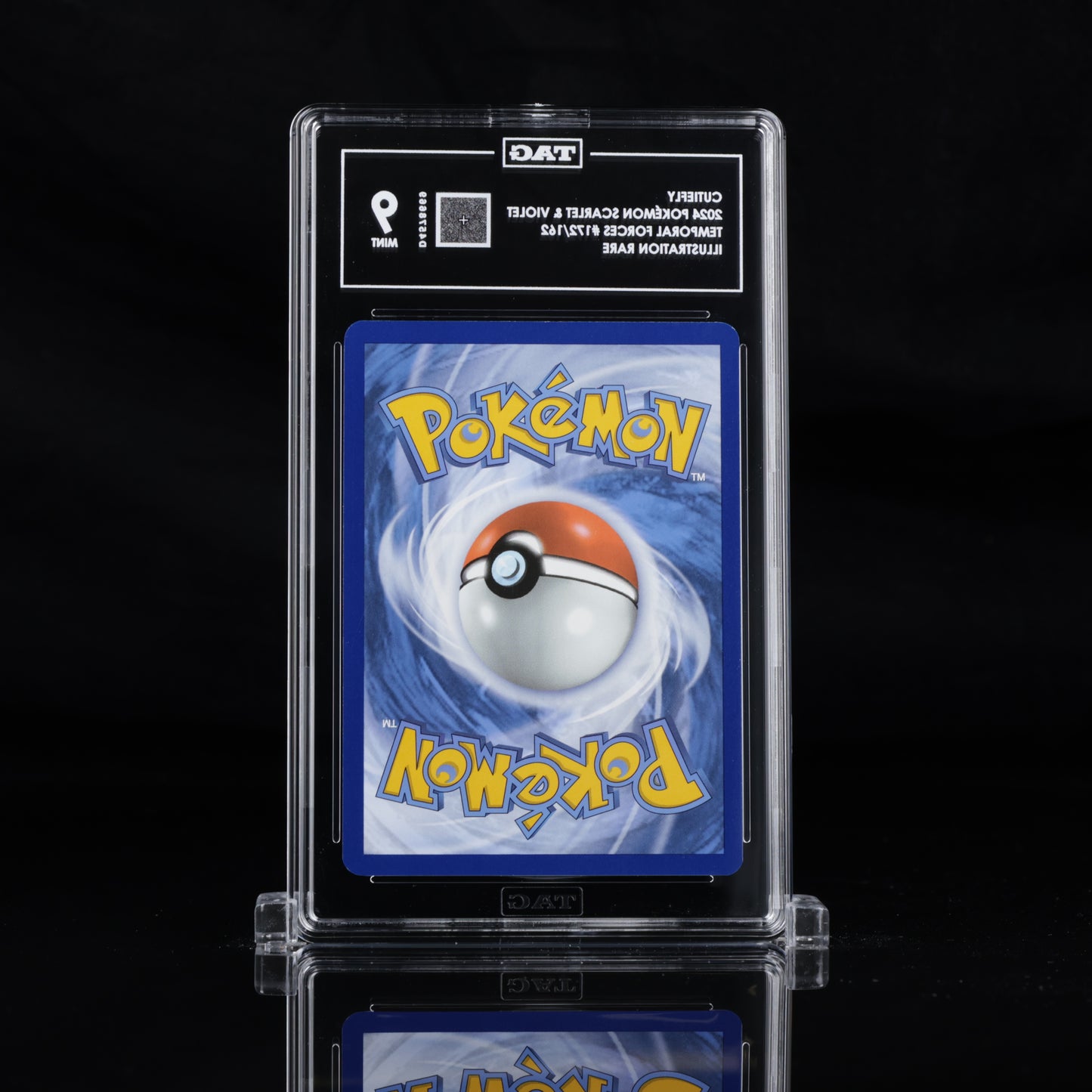 TAG 9 2024 POKÉMON SCARLET & VIOLET #172/162 TEMPORAL FORCES CUTIEFLY PSA