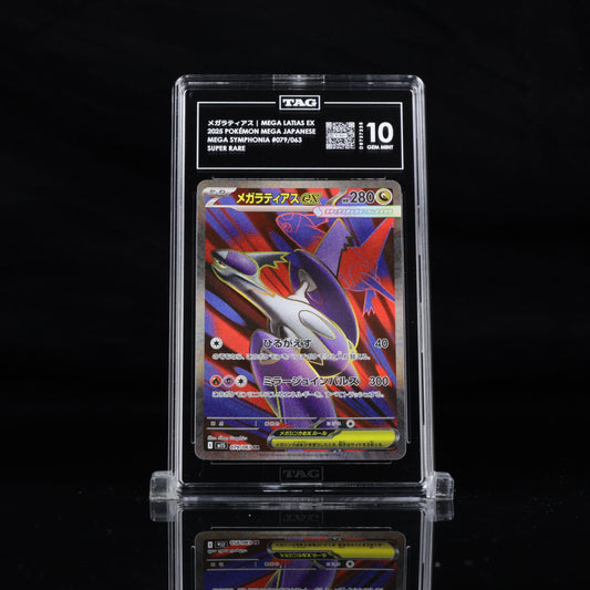 TAG 10 2025 POKÉMON MEGA JAPANESE #079/063 SYMPHONIA LATIAS EX PSA