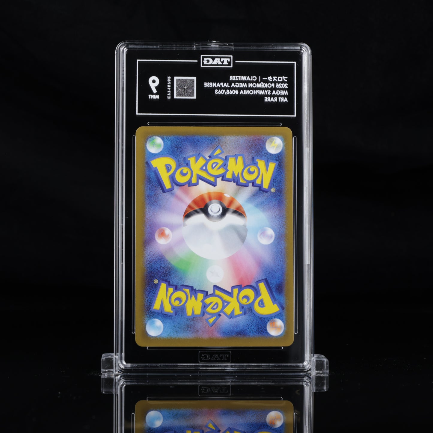 TAG 9 2025 POKÉMON MEGA JAPANESE #068/063 SYMPHONIA CLAWITZER PSA