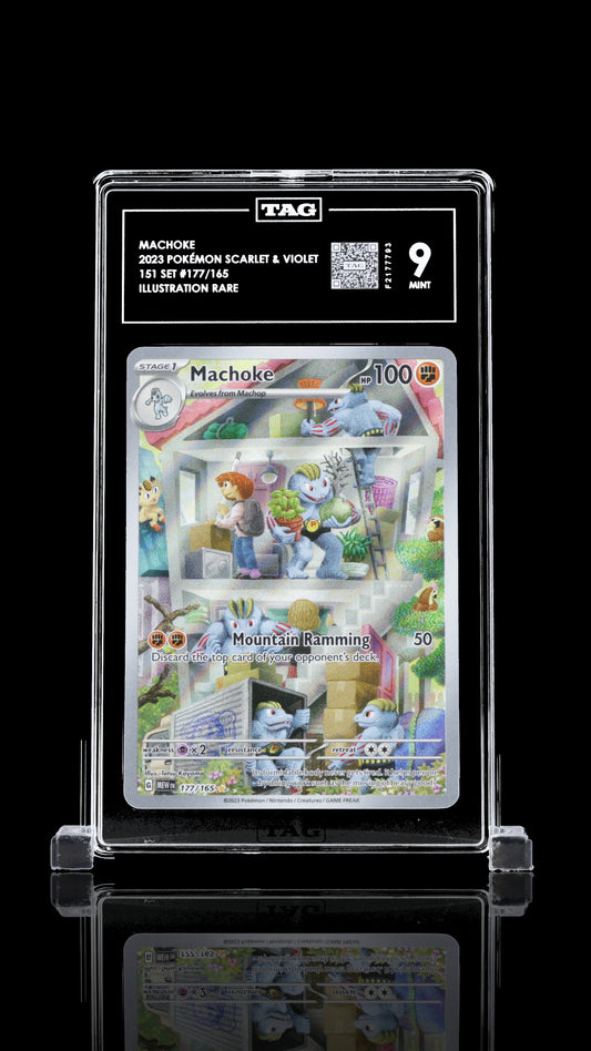 TAG 9 Machoke #177/165 2023 151 PSA 9