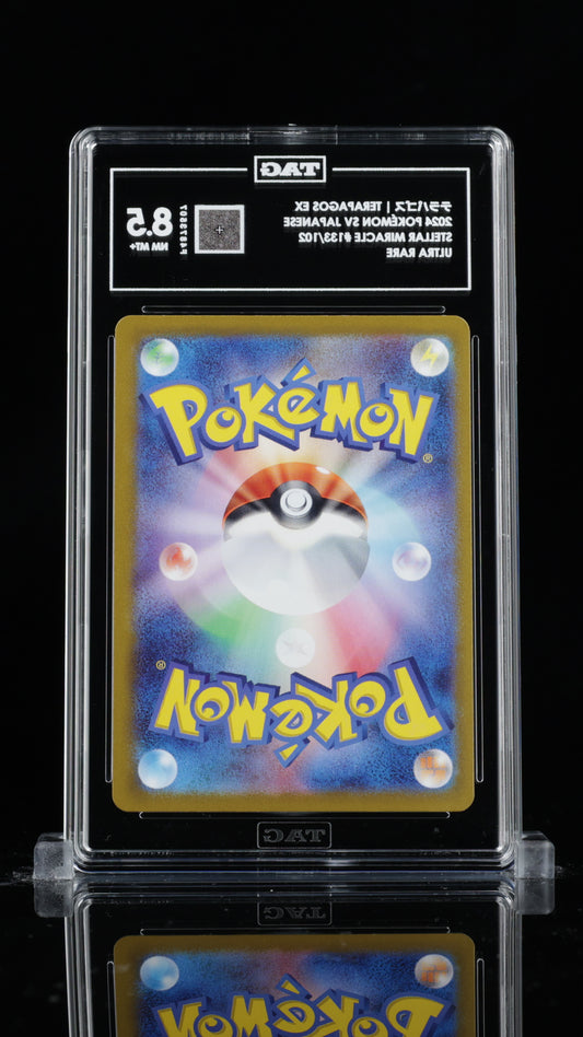 TAG 8 Terapagos ex #133/102 2024 Stellar Miracle PSA 8