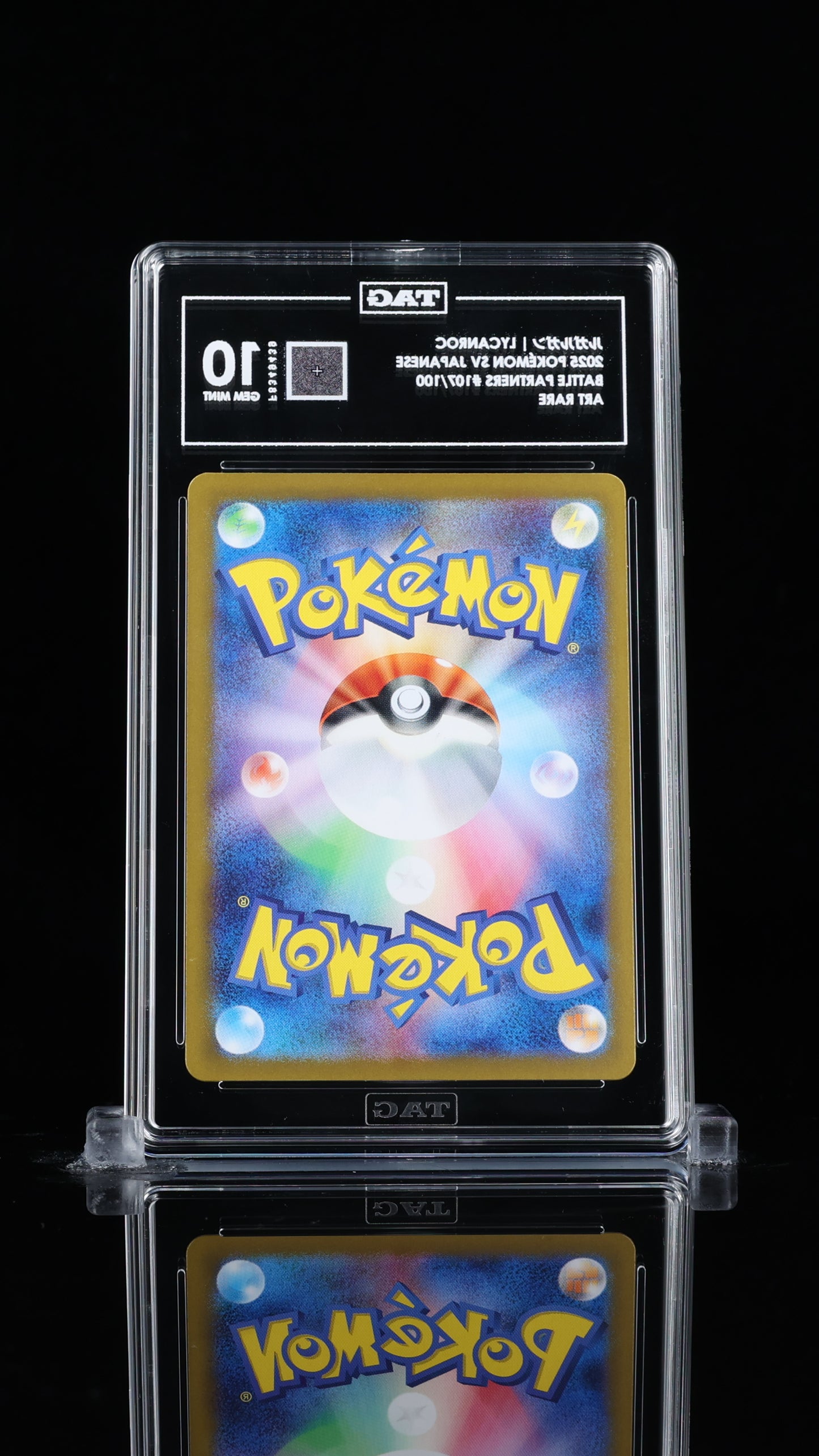 TAG 10 Lycanroc #107/100 2025 Battle Partners