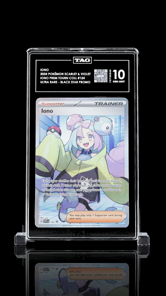 TAG 10 Iono #124 2024 Iono Premium Tournament Collection PSA 10