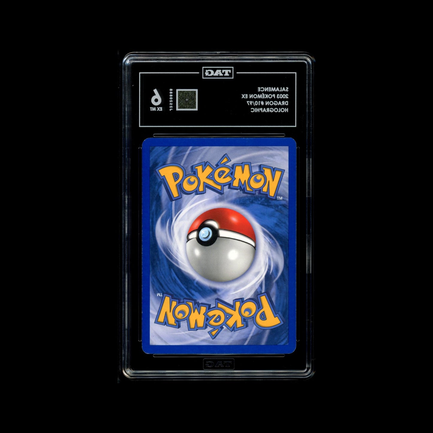 TAG 6 2003 POKÉMON EX #10/97 DRAGON SALAMENCE - PSA