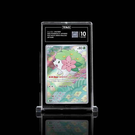 2025 POKÉMON SCARLET & VIOLET JAPANESE #066/063 HEAT WAVE ARENA シェイミ SHAYMIN TAG 10