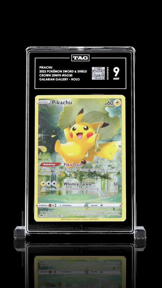 TAG 9 Pikachu #GG30 2023 Crown Zenith Galarian Gallery PSA 9