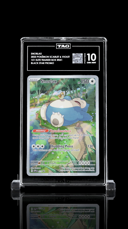 TAG 10 Snorlax #051 2023 151 Elite Trainer Box PSA 10