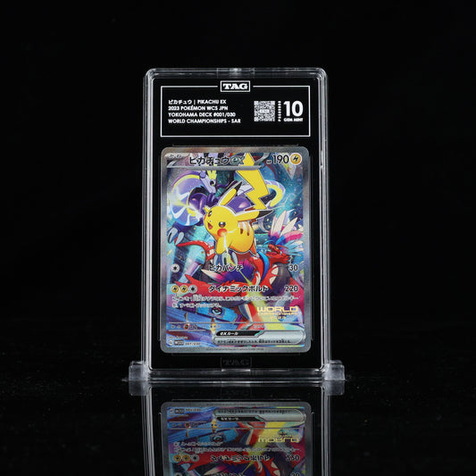 2023 POKÉMON WORLD CHAMPIONSHIPS JAPANESE #001/030 YOKOHAMA DECK -PIKACHU- ピカチュウ PIKACHU EX TAG 10