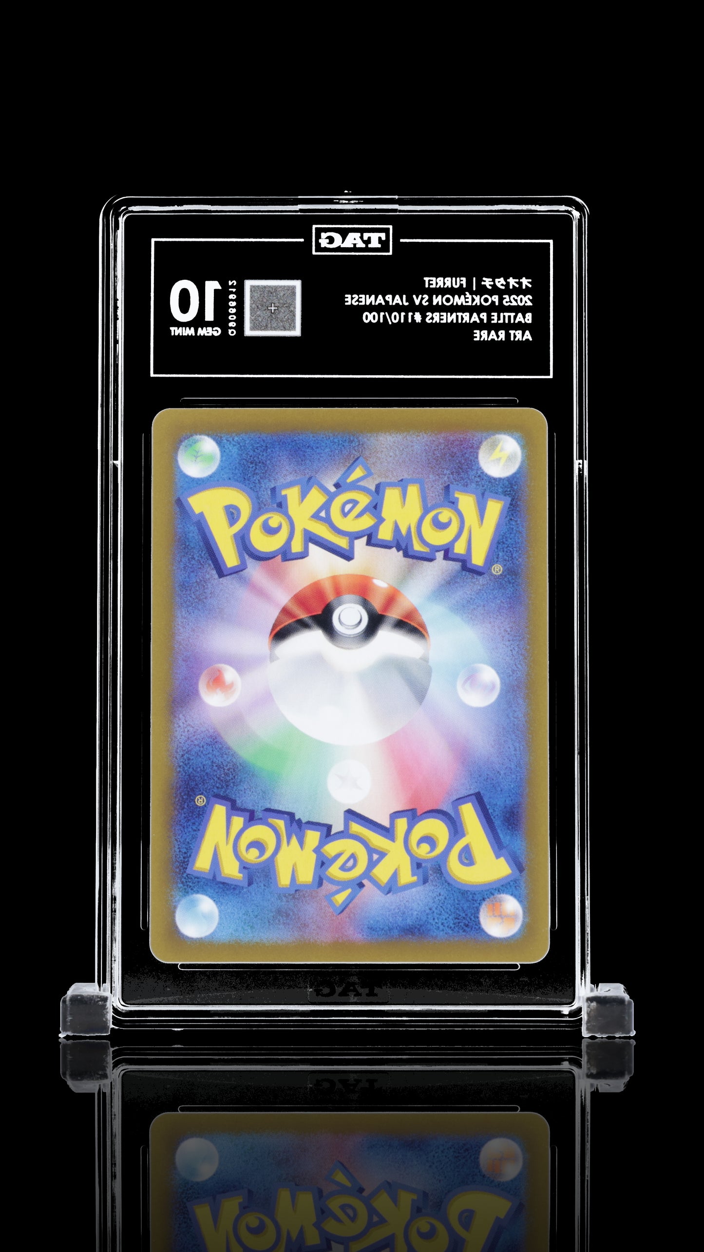 TAG 10 Furret #110/100 2025 Battle Partners PSA 10