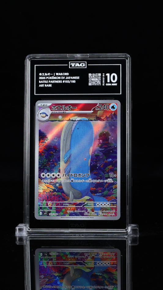 TAG 10 Wailord #103/100 2025 Battle Partners