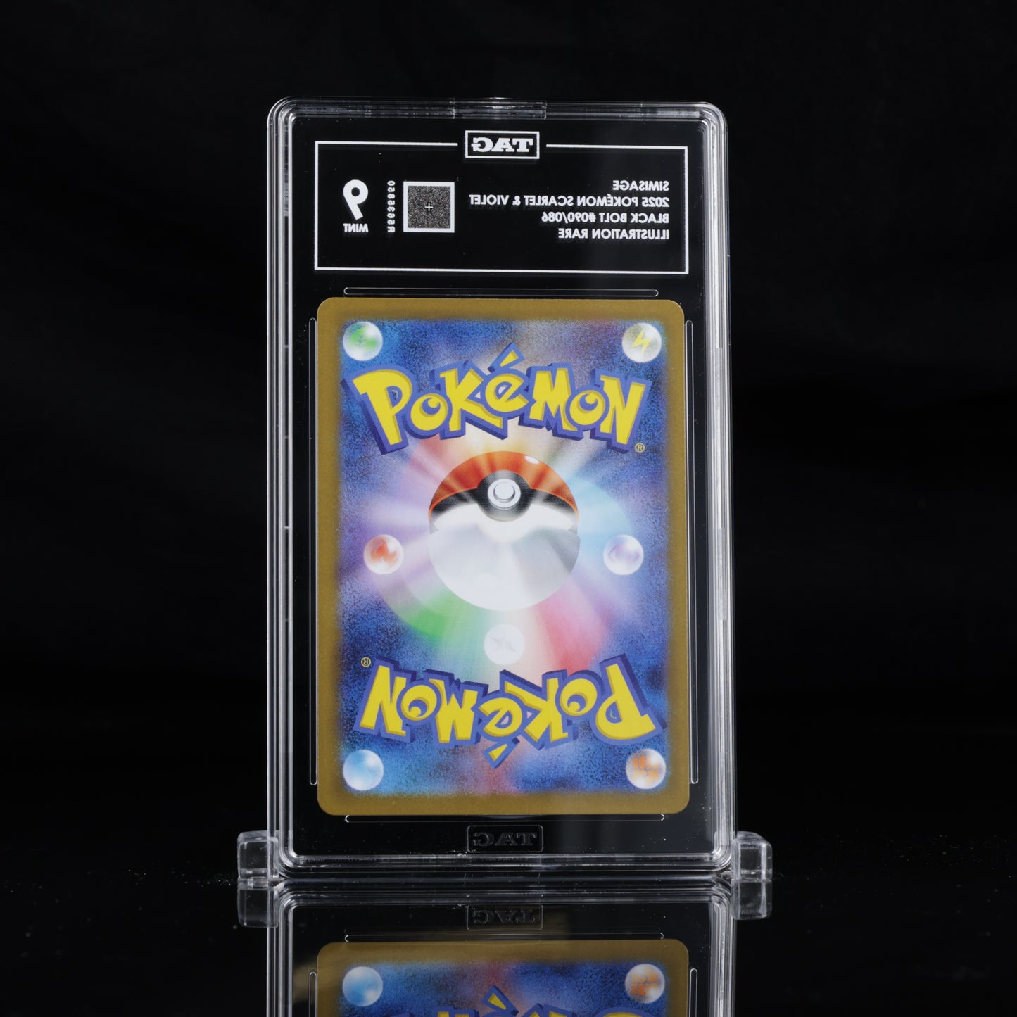 TAG 9 2025 POKÉMON SCARLET & VIOLET #090/086 BLACK BOLT SIMISAGE PSA