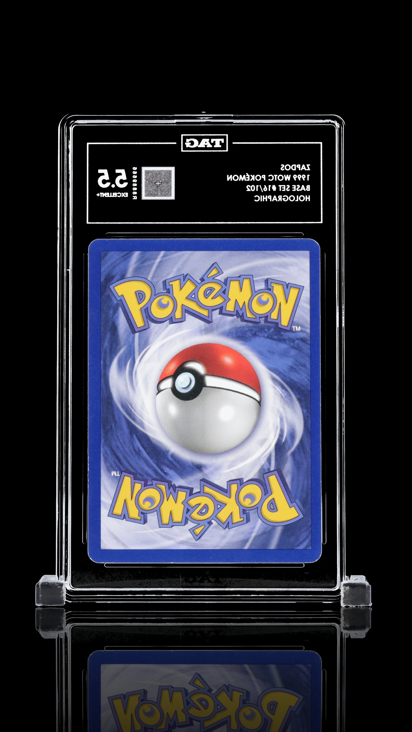 TAG 5 Zapdos #16/102 1999 Base Set PSA 5