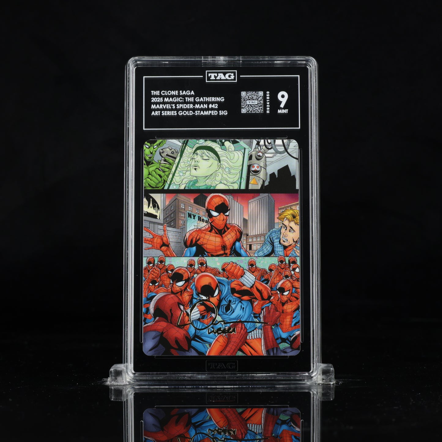 TAG 9 2025 MAGIC: THE GATHERING MARVEL'S SPIDER-MAN #42 ART SERIES CLONE SAGA PSA