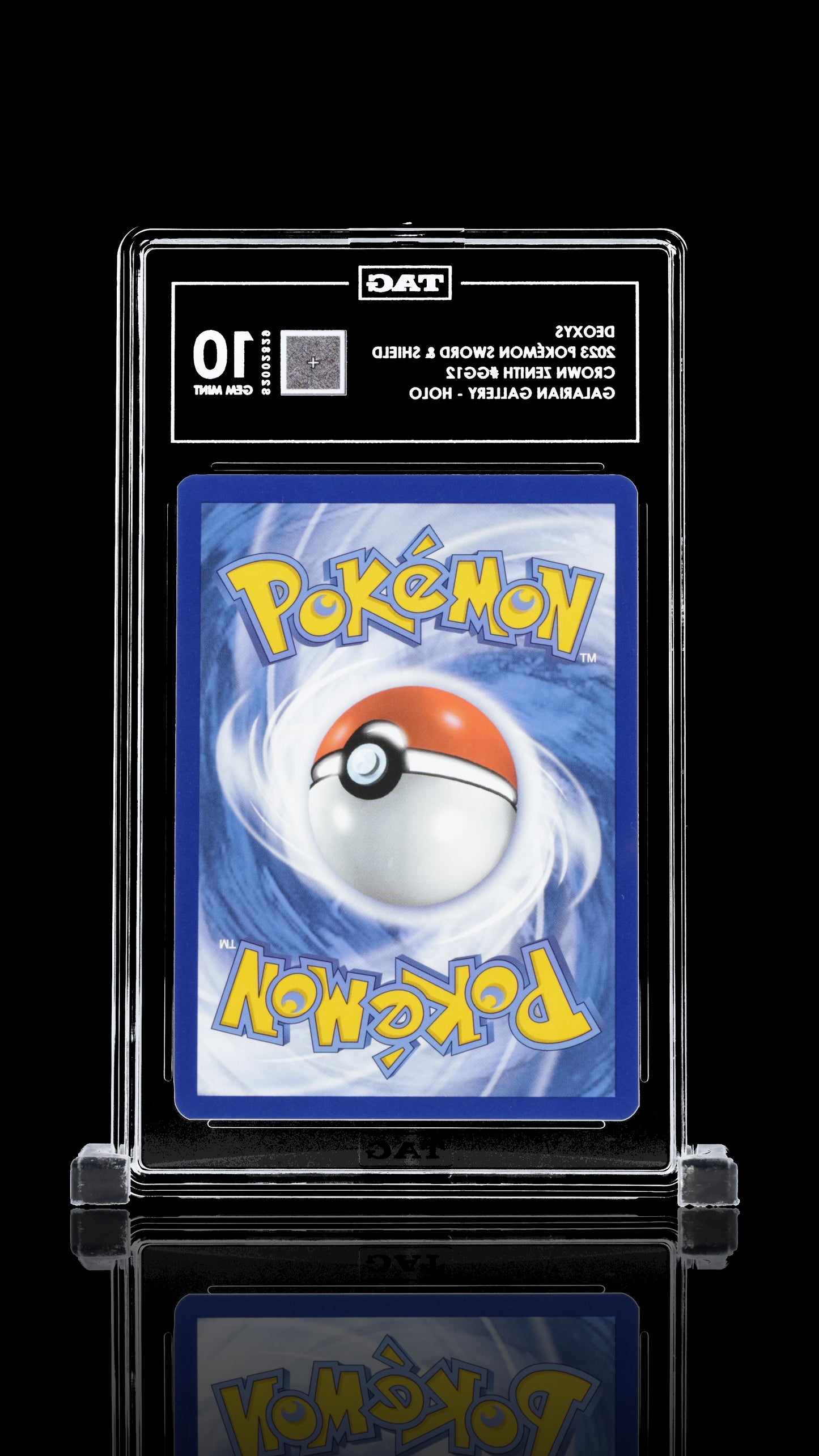 TAG 10 Deoxys #GG12 2023 Crown Zenith Galarian Gallery PSA 10