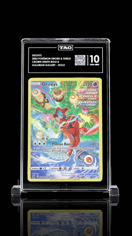 TAG 10 Deoxys #GG12 2023 Crown Zenith Galarian Gallery PSA 10