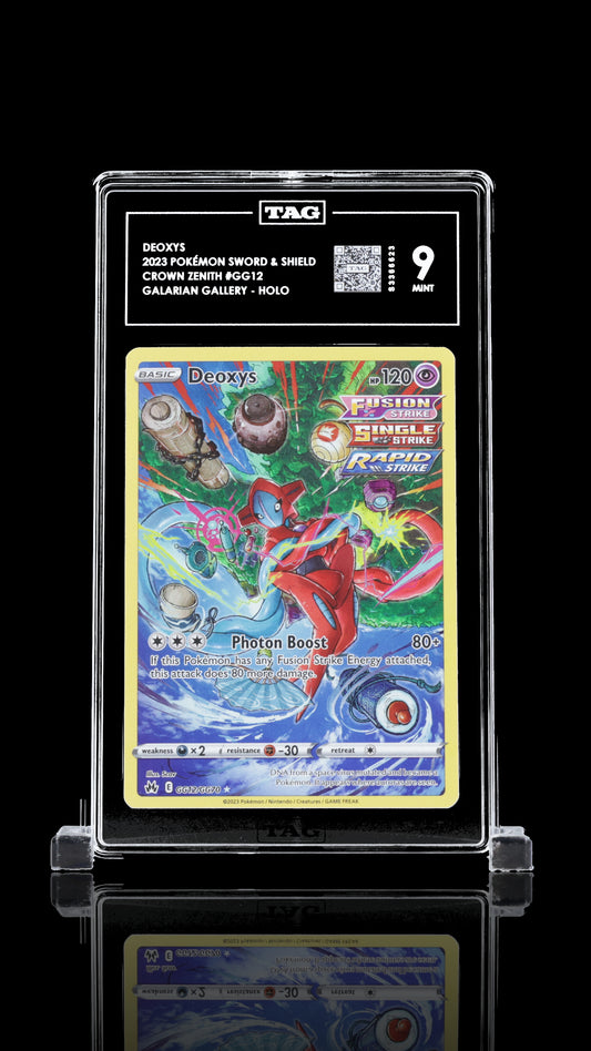 TAG 9 Deoxys #GG12 2023 Crown Zenith Galarian Gallery PSA 9
