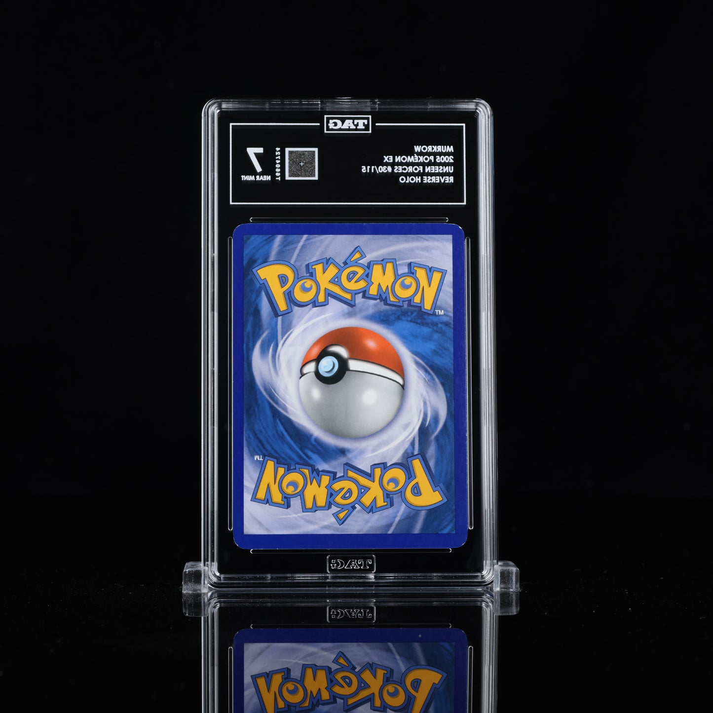 TAG 7 2005 POKÉMON EX #30/115 UNSEEN FORCES MURKROW - PSA