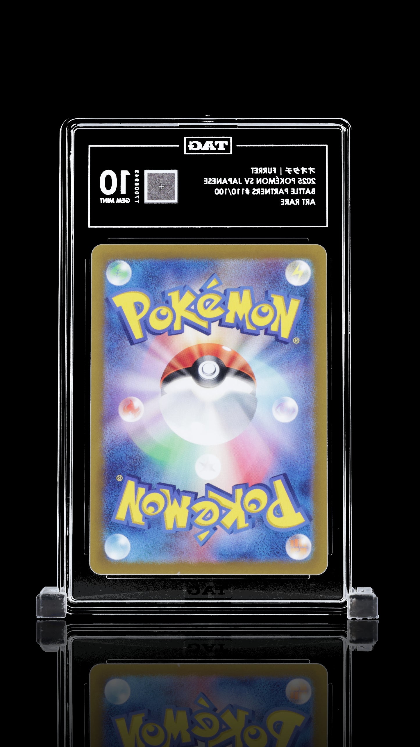 TAG 10 Furret #110/100 2025 Battle Partners PSA 10