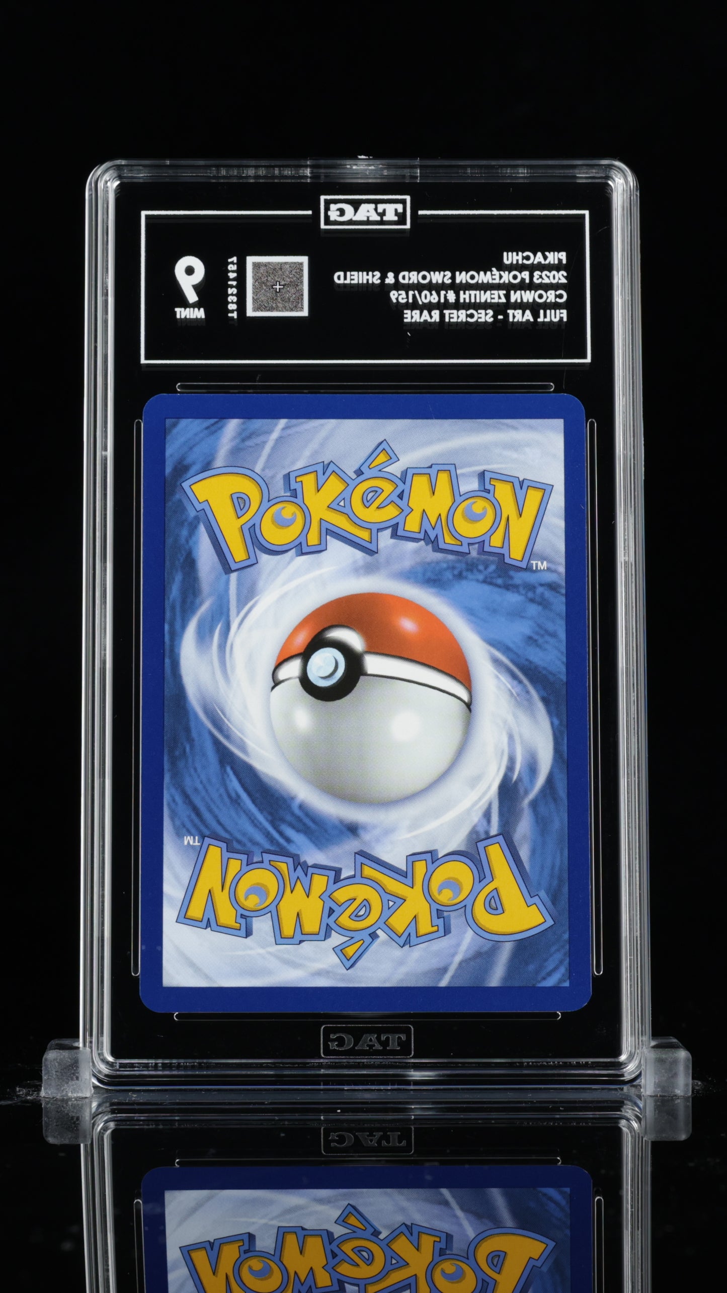 TAG 9 Pikachu #160/159 2023 Crown Zenith PSA 9