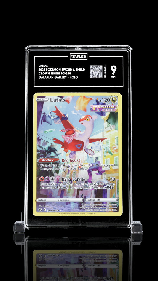 TAG 9 Latias #GG20 2023 Crown Zenith Galarian Gallery PSA 9
