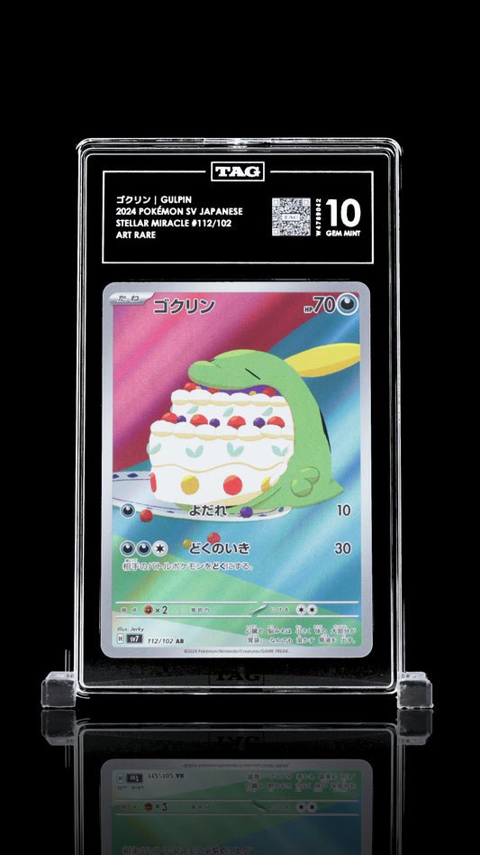 TAG 10 Gulpin #112/102 2024 Stellar Miracle PSA 10