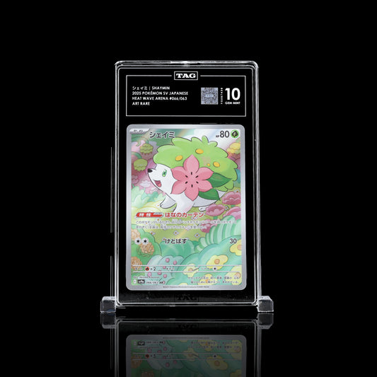 2025 POKÉMON SCARLET & VIOLET JAPANESE #066/063 HEAT WAVE ARENA シェイミ SHAYMIN TAG 10
