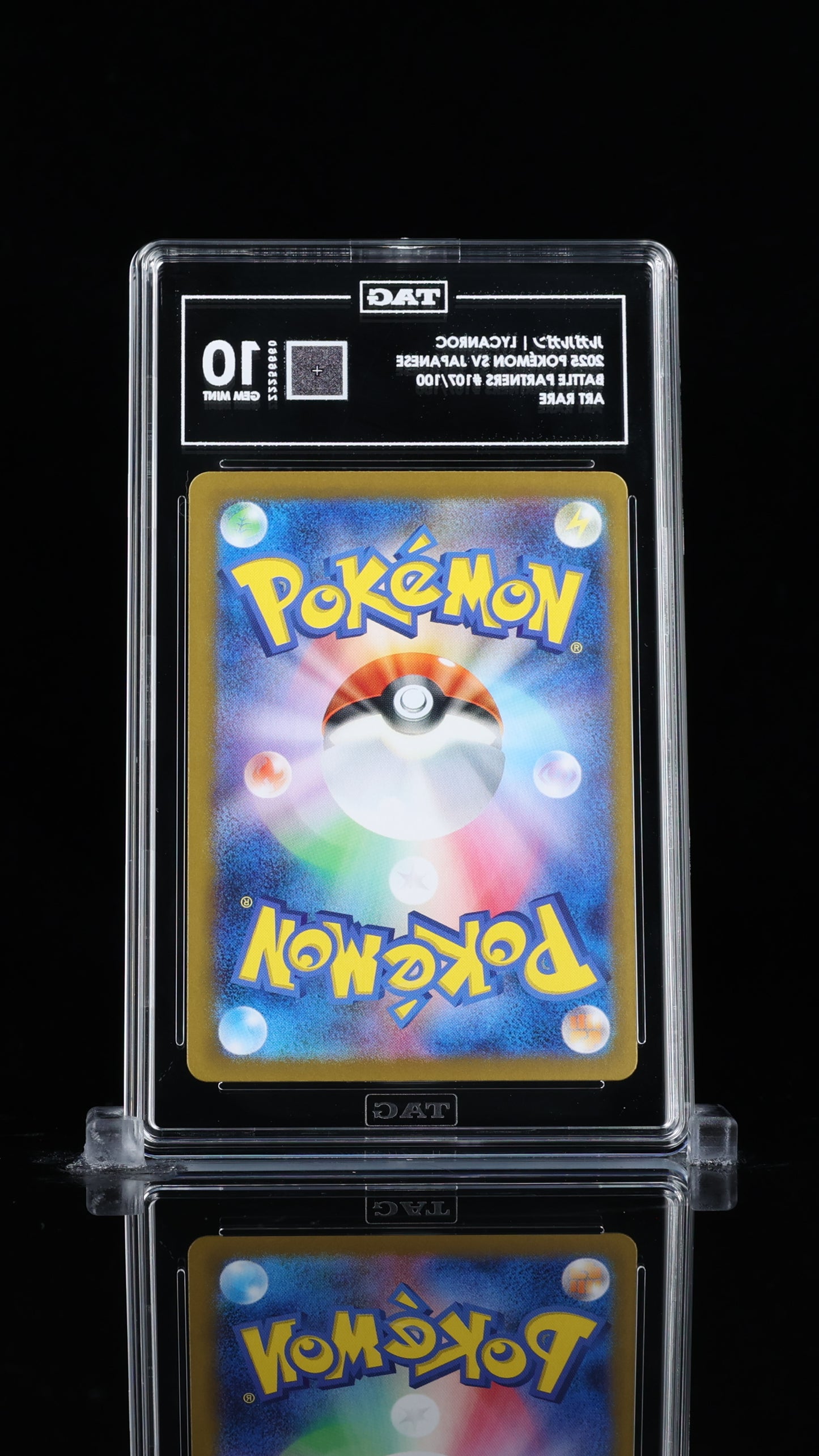 TAG 10 Lycanroc #107/100 2025 Battle Partners